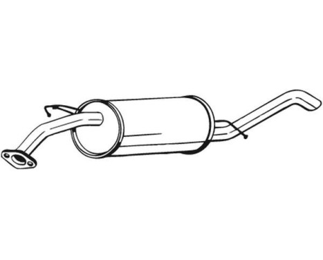 Exhaust backbox / end silencer 141217 Bosal, Image 2