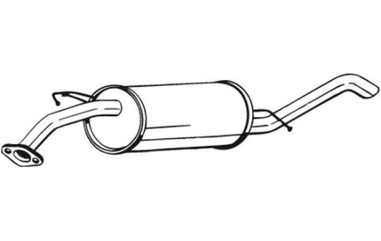 Exhaust backbox / end silencer 141217 Bosal, Image 2