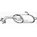 Exhaust backbox / end silencer 142-701 Bosal