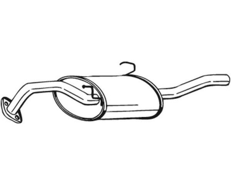 Exhaust backbox / end silencer 142-727 Bosal, Image 3