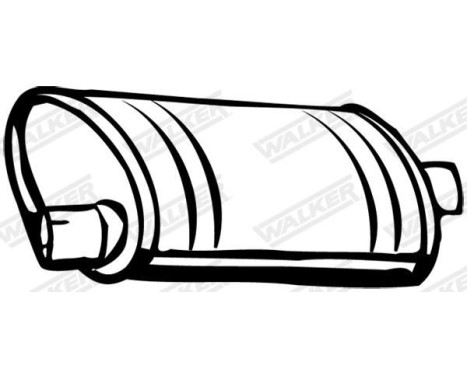 Exhaust backbox / end silencer 14494 Walker, Image 7