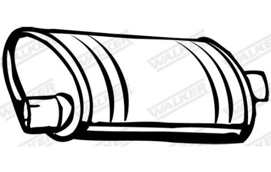 Exhaust backbox / end silencer 14494 Walker, Image 3