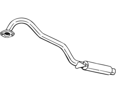 Exhaust backbox / end silencer 145-003 Bosal, Image 2