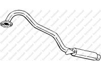 Exhaust backbox / end silencer 145-017 Bosal