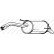 Exhaust backbox / end silencer 145-125 Bosal