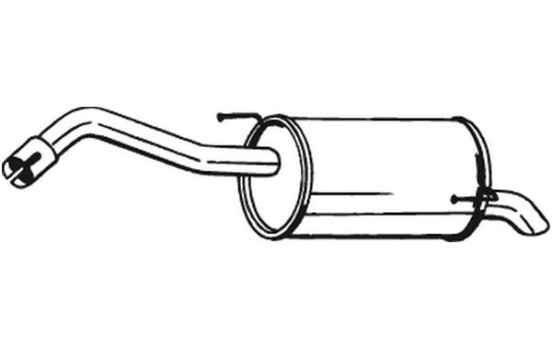Exhaust backbox / end silencer 145-143 Bosal, Image 2