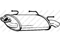 Exhaust backbox / end silencer 145-189 Bosal