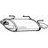 Exhaust backbox / end silencer 145-189 Bosal