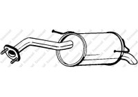 Exhaust backbox / end silencer 145-193 Bosal