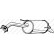 Exhaust backbox / end silencer 145-193 Bosal