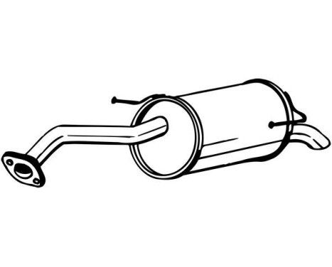 Exhaust backbox / end silencer 145-193 Bosal, Image 2