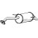 Exhaust backbox / end silencer 145-193 Bosal, Thumbnail 2