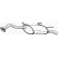 Exhaust backbox / end silencer 145-217 Bosal