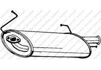 Exhaust backbox / end silencer 145-237 Bosal