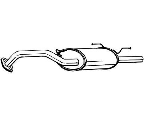 Exhaust backbox / end silencer 145-407 Bosal, Image 2
