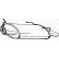 Exhaust backbox / end silencer 145-519 Bosal