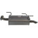 Exhaust backbox / end silencer 145-609 Bosal
