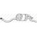 Exhaust backbox / end silencer 148-131 Bosal