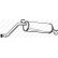 Exhaust backbox / end silencer 148-165 Bosal