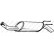 Exhaust backbox / end silencer 148-167 Bosal