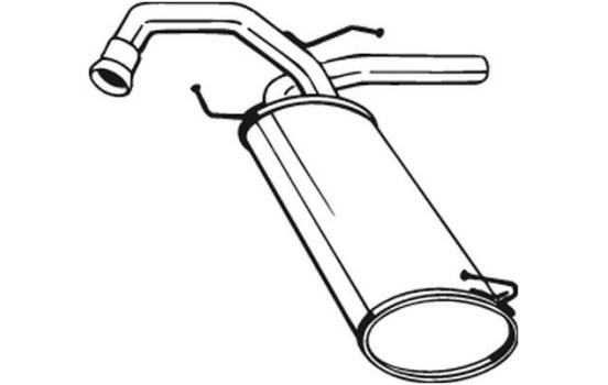 Exhaust backbox / end silencer 148-171 Bosal, Image 2