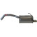 Exhaust backbox / end silencer 148-175 Bosal