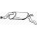 Exhaust backbox / end silencer 148-195 Bosal