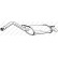 Exhaust backbox / end silencer 154-065 Bosal
