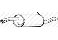 Exhaust backbox / end silencer 154-161 Bosal