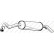 Exhaust backbox / end silencer 154-219 Bosal