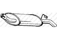 Exhaust backbox / end silencer 154-243 Bosal