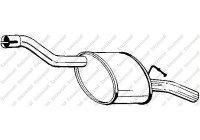 Exhaust backbox / end silencer 154-325 Bosal