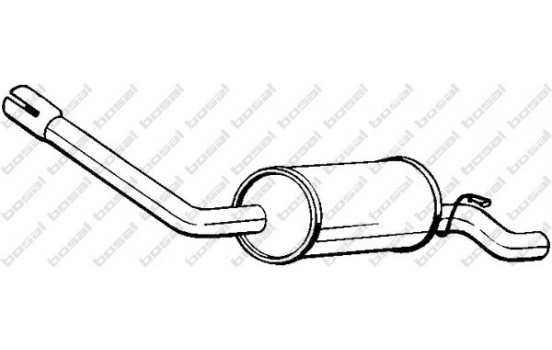 Exhaust backbox / end silencer 154-719 Bosal
