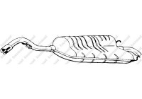 Exhaust backbox / end silencer 154-907 Bosal