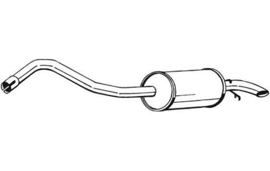 Exhaust backbox / end silencer 154-979 Bosal, Image 2