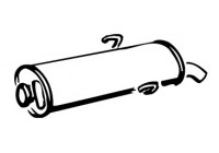 Exhaust backbox / end silencer 15499 Walker