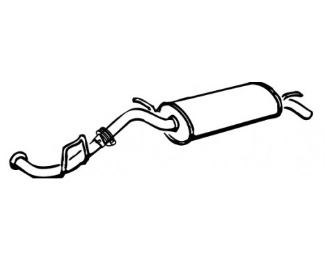 Exhaust backbox / end silencer 15985 Walker