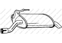 Exhaust backbox / end silencer 163-027 Bosal