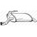 Exhaust backbox / end silencer 163-027 Bosal
