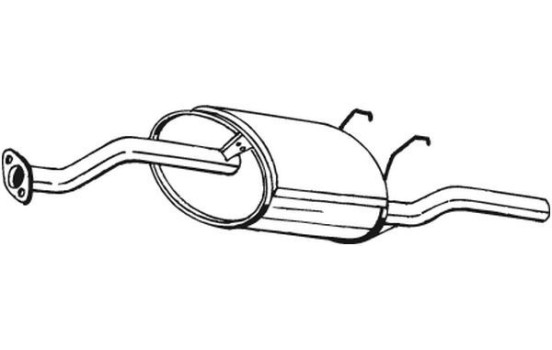 Exhaust backbox / end silencer 163-121 Bosal, Image 2