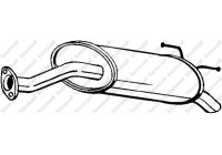 Exhaust backbox / end silencer 163-391 Bosal