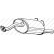 Exhaust backbox / end silencer 163-729 Bosal