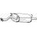 Exhaust backbox / end silencer 163-739 Bosal