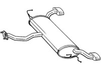 Exhaust backbox / end silencer 165-003 Bosal