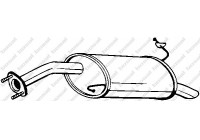 Exhaust backbox / end silencer 165-287 Bosal