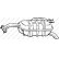 Exhaust backbox / end silencer 169-045 Bosal