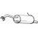 Exhaust backbox / end silencer 171-197 Bosal