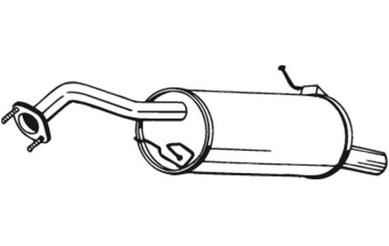 Exhaust backbox / end silencer 171-197 Bosal, Image 2