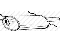 Exhaust backbox / end silencer 171-259 Bosal