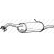 Exhaust backbox / end silencer 171-319 Bosal